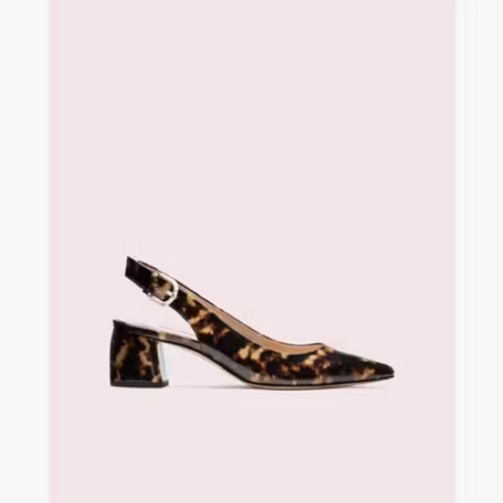 COPY - Kate Spade New York ‘Mika’ Tortoise Slingback Pump, Size 9.5